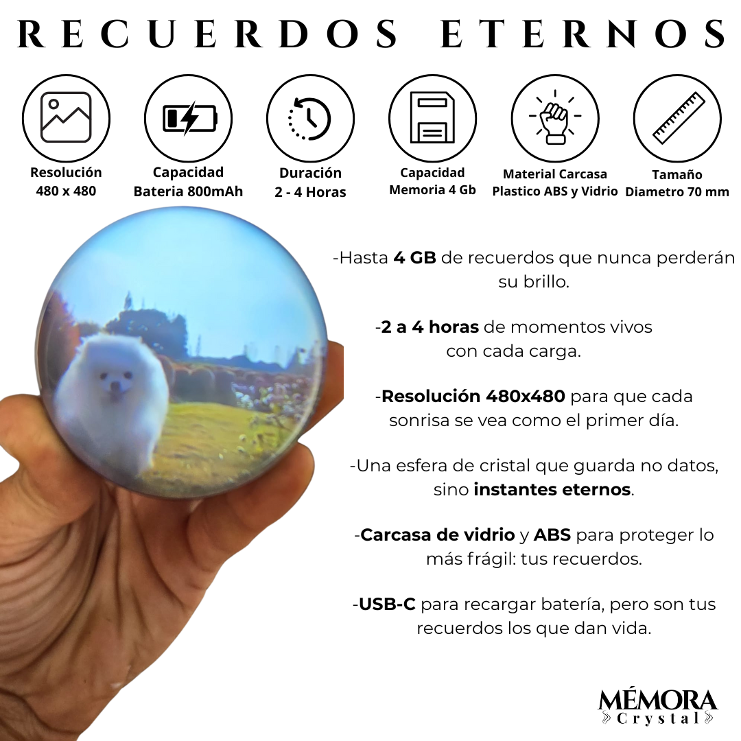 Bola de Cristal Digital Personalizable