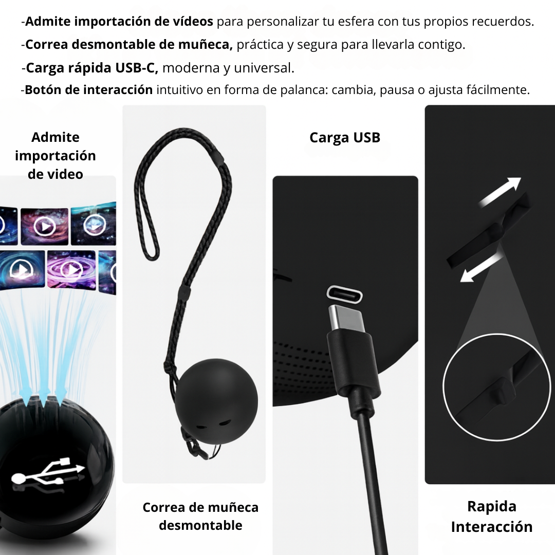 Bola de Cristal Digital Personalizable